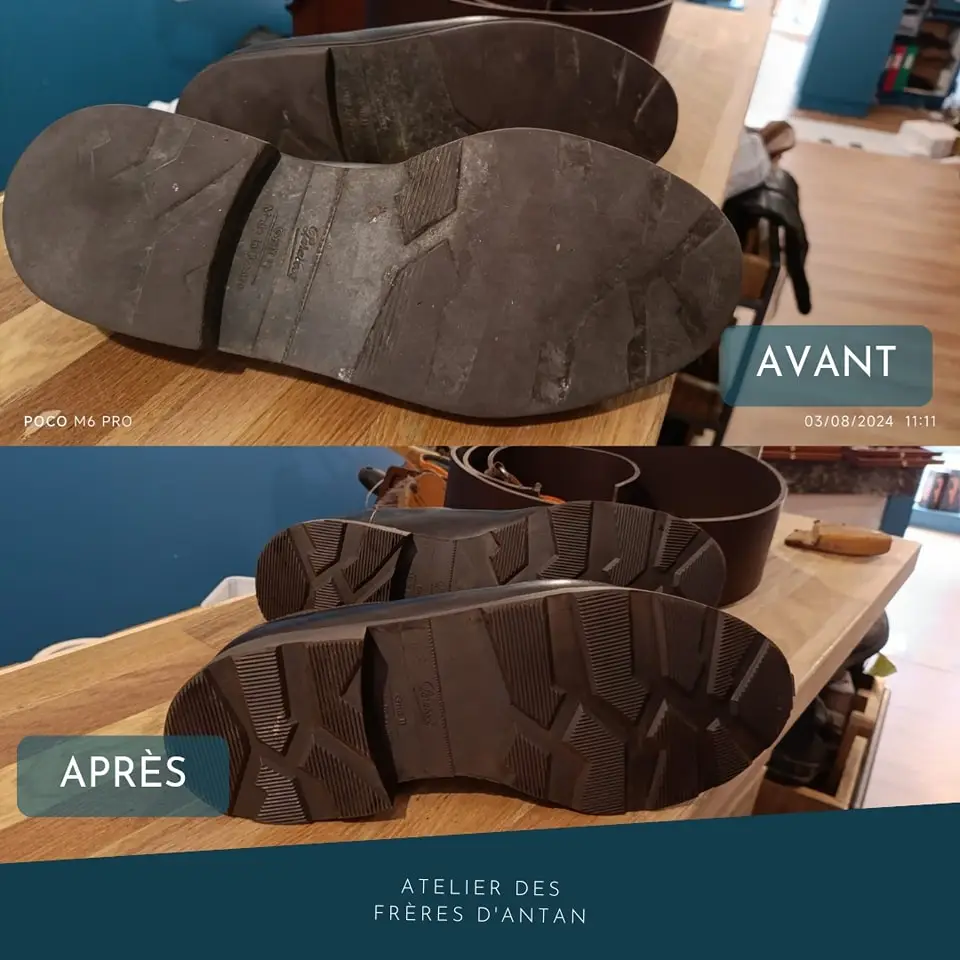 Ressemelage et soin du cuir sur Paraboot