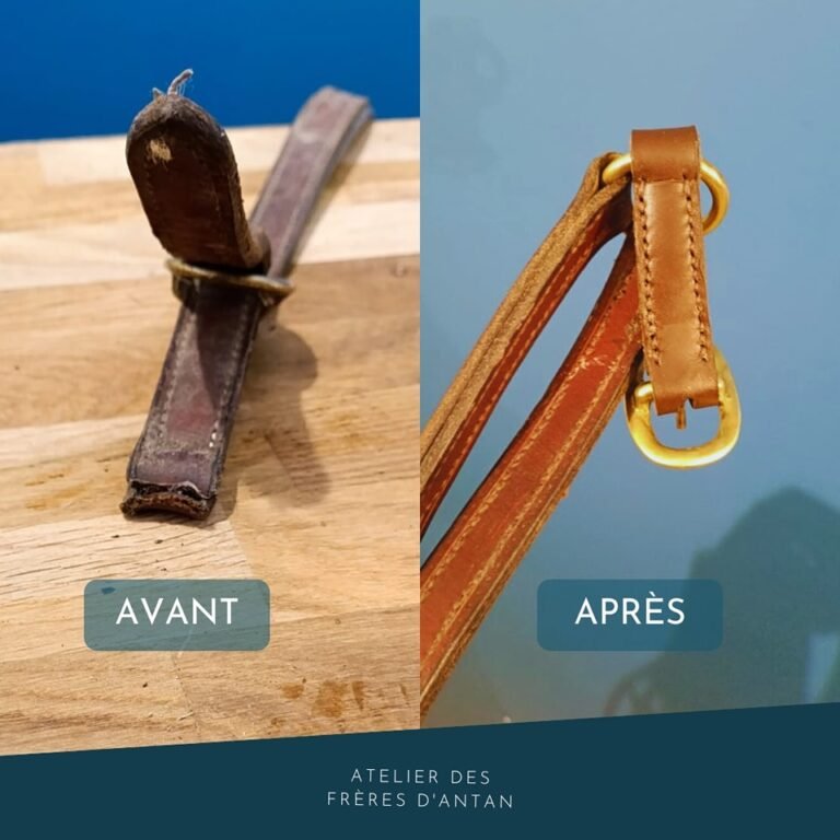 Réparation d'un licol