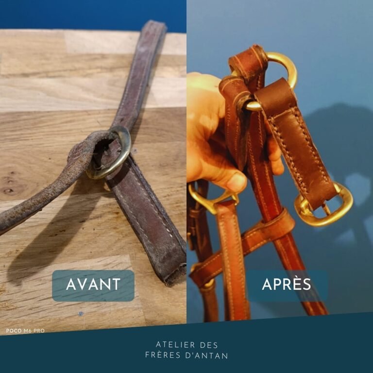 Réparation d'un licol